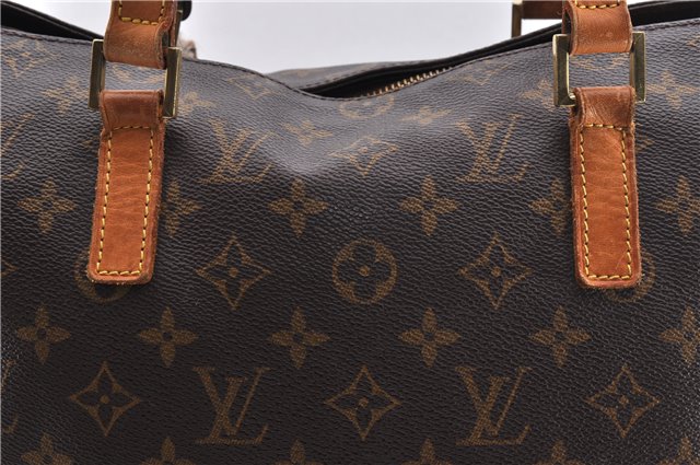 Authentic LOUIS VUITTON Monogram Cabas Mezzo Tote Bag M51151 LV 7680C