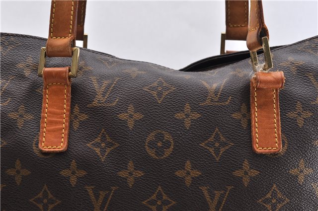Authentic LOUIS VUITTON Monogram Cabas Mezzo Tote Bag M51151 LV 7680C