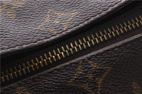 Authentic LOUIS VUITTON Monogram Cabas Mezzo Tote Bag M51151 LV 7680C