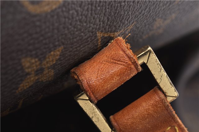 Authentic LOUIS VUITTON Monogram Cabas Mezzo Tote Bag M51151 LV 7680C