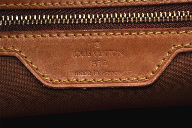 Authentic LOUIS VUITTON Monogram Cabas Mezzo Tote Bag M51151 LV 7680C