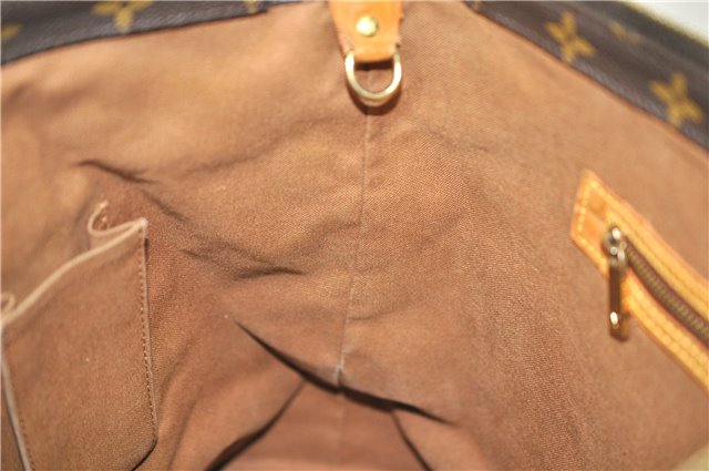 Authentic LOUIS VUITTON Monogram Cabas Mezzo Tote Bag M51151 LV 7680C