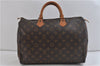 Authentic LOUIS VUITTON Monogram Speedy 35 Hand Bag M41524 LV 7683C