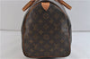 Authentic LOUIS VUITTON Monogram Speedy 35 Hand Bag M41524 LV 7683C