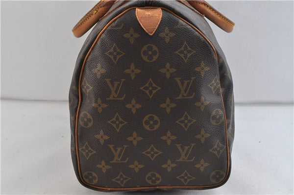 Authentic LOUIS VUITTON Monogram Speedy 35 Hand Bag M41524 LV 7683C