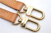 Authentic Louis Vuitton Leather Shoulder Strap Beige 45.7" LV 7686D