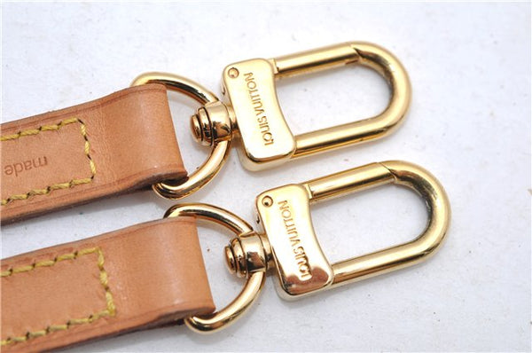 Authentic Louis Vuitton Leather Shoulder Strap Beige 45.7" LV 7686D