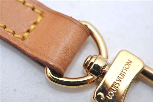 Authentic Louis Vuitton Leather Shoulder Strap Beige 45.7