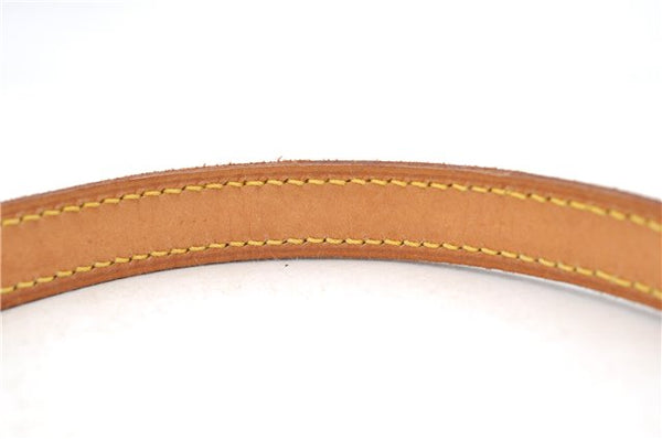 Authentic Louis Vuitton Leather Shoulder Strap Beige 45.7" LV 7686D
