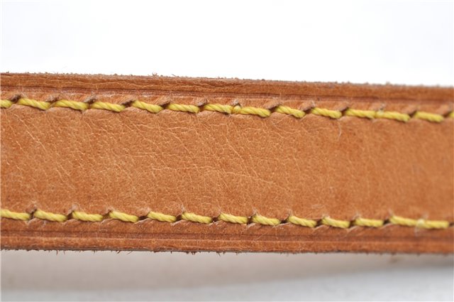 Authentic Louis Vuitton Leather Shoulder Strap Beige 45.7