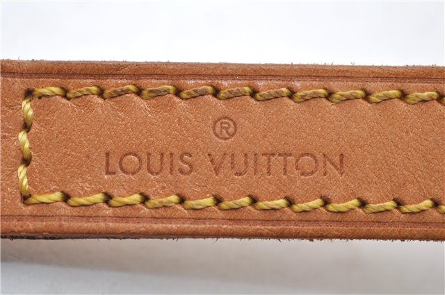 Authentic Louis Vuitton Leather Shoulder Strap Beige 45.7