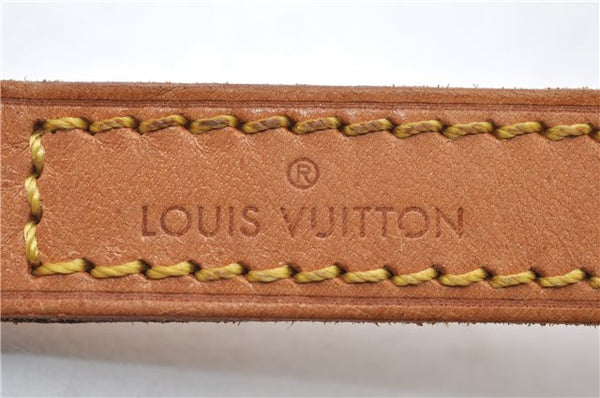 Authentic Louis Vuitton Leather Shoulder Strap Beige 45.7" LV 7686D
