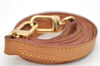 Authentic Louis Vuitton Leather Shoulder Strap Beige 45.7" LV 7686D