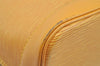 Authentic Louis Vuitton Epi Alma PM Hand Bag Yellow M52149 LV 7686I