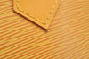 Authentic Louis Vuitton Epi Alma PM Hand Bag Yellow M52149 LV 7686I