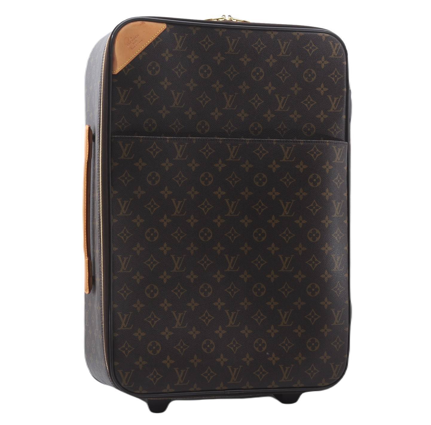 Authentic LOUIS VUITTON Monogram Pegase 55 Travel Suitcase M23294 LV 7687B