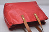 Authentic Louis Vuitton Vernis Reade PM Hand Bag Red M91088 LV 7687D