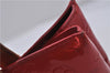 Authentic Louis Vuitton Vernis Reade PM Hand Bag Red M91088 LV 7687D