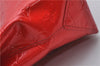 Authentic Louis Vuitton Vernis Reade PM Hand Bag Red M91088 LV 7687D