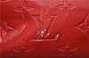 Authentic Louis Vuitton Vernis Reade PM Hand Bag Red M91088 LV 7687D