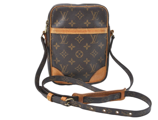 Authentic Louis Vuitton Monogram Danube Shoulder Cross Body Bag M45266 LV 7688B