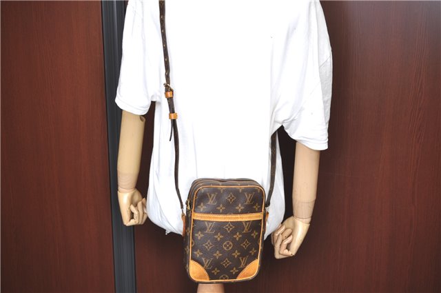 Authentic Louis Vuitton Monogram Danube Shoulder Cross Body Bag M45266 LV 7688B