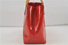 Authentic Louis Vuitton Vernis Reade PM Hand Bag Red M91088 LV 7688D