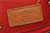 Authentic Louis Vuitton Vernis Reade PM Hand Bag Red M91088 LV 7688D