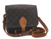 Auth LOUIS VUITTON Monogram Cartouchiere MM Shoulder Cross Bag M51253 LV 7691C