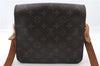 Auth LOUIS VUITTON Monogram Cartouchiere MM Shoulder Cross Bag M51253 LV 7691C