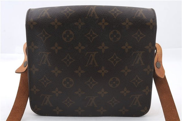 Auth LOUIS VUITTON Monogram Cartouchiere MM Shoulder Cross Bag M51253 LV 7691C