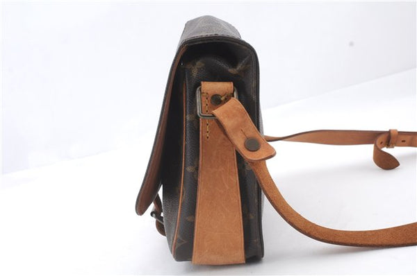Auth LOUIS VUITTON Monogram Cartouchiere MM Shoulder Cross Bag M51253 LV 7691C