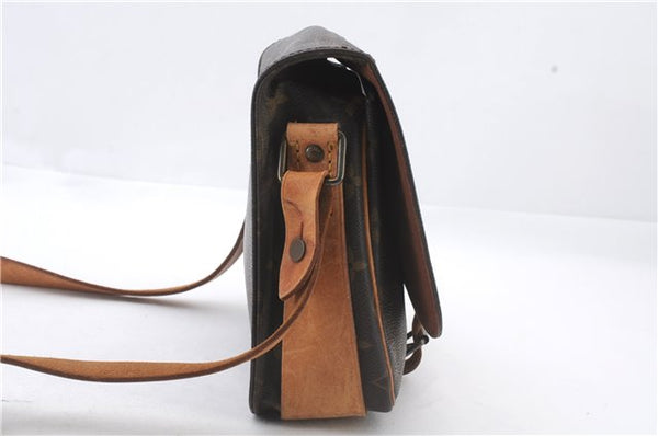 Auth LOUIS VUITTON Monogram Cartouchiere MM Shoulder Cross Bag M51253 LV 7691C