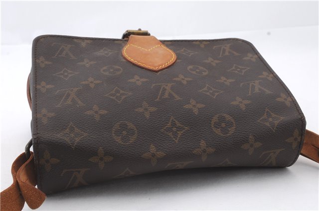 Auth LOUIS VUITTON Monogram Cartouchiere MM Shoulder Cross Bag M51253 LV 7691C