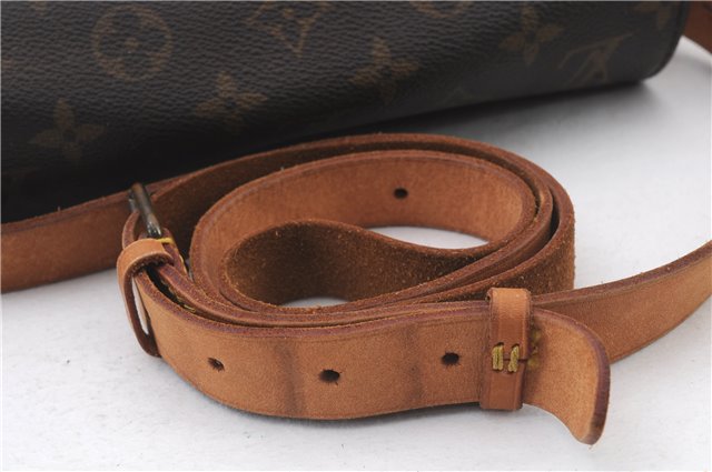 Auth LOUIS VUITTON Monogram Cartouchiere MM Shoulder Cross Bag M51253 LV 7691C