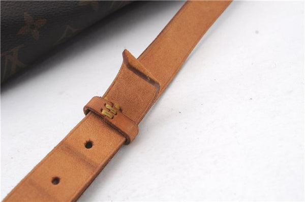 Auth LOUIS VUITTON Monogram Cartouchiere MM Shoulder Cross Bag M51253 LV 7691C