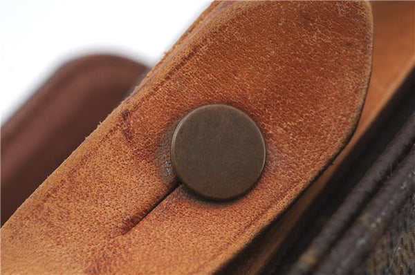 Auth LOUIS VUITTON Monogram Cartouchiere MM Shoulder Cross Bag M51253 LV 7691C