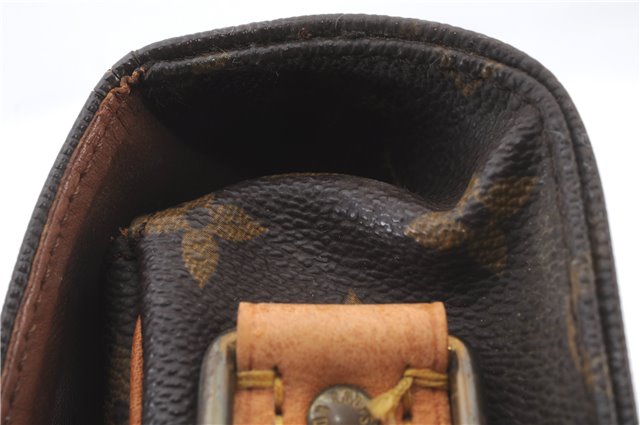 Auth LOUIS VUITTON Monogram Cartouchiere MM Shoulder Cross Bag M51253 LV 7691C