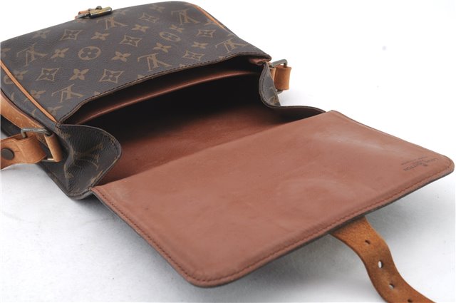 Auth LOUIS VUITTON Monogram Cartouchiere MM Shoulder Cross Bag M51253 LV 7691C