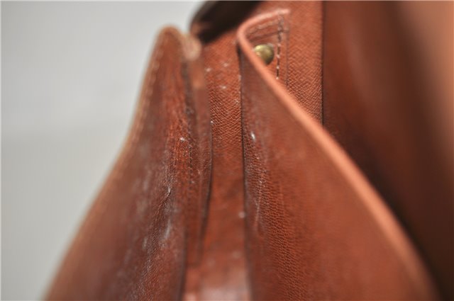 Auth LOUIS VUITTON Monogram Cartouchiere MM Shoulder Cross Bag M51253 LV 7691C