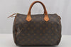 Authentic Louis Vuitton Monogram Speedy 30 Hand Boston Bag M41526 LV 7693I
