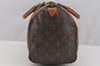 Authentic Louis Vuitton Monogram Speedy 30 Hand Boston Bag M41526 LV 7693I