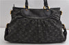 Auth Louis Vuitton Monogram Denim Neo Cabby MM 2Way Hand Bag M95351 Black 7694F