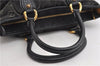 Auth Louis Vuitton Monogram Denim Neo Cabby MM 2Way Hand Bag M95351 Black 7694F