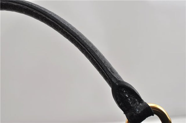 Auth Louis Vuitton Monogram Denim Neo Cabby MM 2Way Hand Bag M95351 Black 7694F