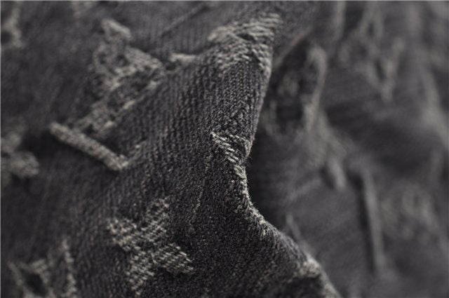 Auth Louis Vuitton Monogram Denim Neo Cabby MM 2Way Hand Bag M95351 Black 7694F