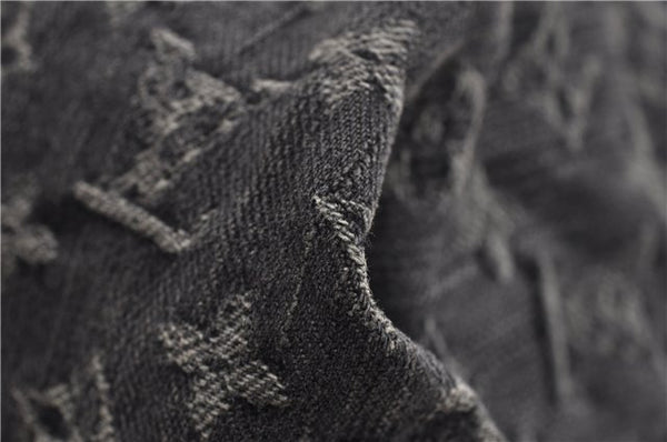 Auth Louis Vuitton Monogram Denim Neo Cabby MM 2Way Hand Bag M95351 Black 7694F