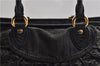 Auth Louis Vuitton Monogram Denim Neo Cabby MM 2Way Hand Bag M95351 Black 7694F