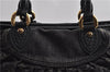 Auth Louis Vuitton Monogram Denim Neo Cabby MM 2Way Hand Bag M95351 Black 7694F