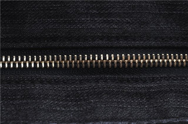 Auth Louis Vuitton Monogram Denim Neo Cabby MM 2Way Hand Bag M95351 Black 7694F